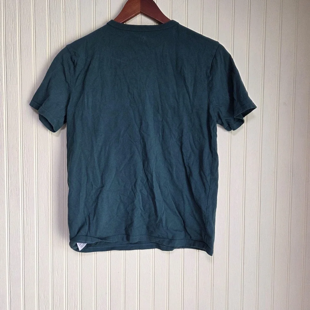 GAP Shirt Youth XXL 14-16 Green Logo Graphic Short Sleeve Tee Top Casual